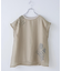 32/-天竺 シアー レイヤード Tシャツ