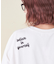 21/-OE天竺 ランダム ロゴ 刺繍 Tシャツ