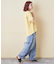 21/-OE天竺 ランダム ロゴ 刺繍 Tシャツ