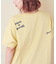 21/-OE天竺 ランダム ロゴ 刺繍 Tシャツ