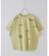 21/-OE天竺 ランダム ロゴ 刺繍 Tシャツ