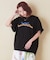 21/-OE天竺 ロゴ 刺繍 ドルマン Tシャツ
