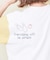 21/-OE天竺 ロゴ 刺繍 ドルマン Tシャツ