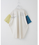 21/-OE天竺 ロゴ 刺繍 ドルマン Tシャツ