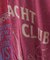 26/-天竺 パウダー加工 リメイク風 切り替え シャーリング Tシャツ