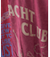 26/-天竺 パウダー加工 リメイク風 切り替え シャーリング Tシャツ