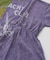 26/-天竺 パウダー加工 リメイク風 切り替え シャーリング Tシャツ