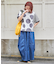 26/-OE天竺 ドット プリント 汗染み防止 加工 ドルマン Tシャツ