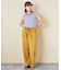 26/-OE天竺 かすれ ボーダー プリント 汗染み防止 加工 ノースリーブ Tシャツ