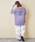 26/-OE天竺 ピグメント染め ロゴプリント ビッグ Tシャツ