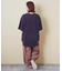 26/-天竺 パウダー加工 イタリア プリント ビッグ Tシャツ