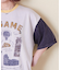 26/-天竺 パウダー加工 イタリア プリント ビッグ Tシャツ
