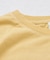 26/-天竺 パウダー加工 裾ギャザー ロゴ Tシャツ