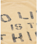 26/-天竺 パウダー加工 裾ギャザー ロゴ Tシャツ