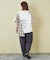 先染め チェック 切替 ラグラン Tシャツ