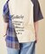 先染め チェック 切替 ラグラン Tシャツ