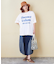 32/-OE天竺 ロゴ プリント Tシャツ