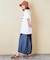 32/-OE天竺 ロゴ プリント Tシャツ