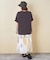 32/-OE天竺 ロゴ プリント Tシャツ