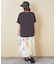 32/-OE天竺 ロゴ プリント Tシャツ