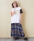 32/-OE天竺 ロゴ プリント Tシャツ