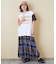 32/-OE天竺 ロゴ プリント Tシャツ