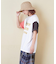 32/-OE天竺 ロゴ プリント Tシャツ