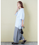 21/-シルケット風天竺 接触冷感 バックプリント ビッグ Tシャツ