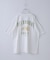 21/-シルケット風天竺 接触冷感 バックプリント ビッグ Tシャツ