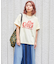 32/-OE天竺 ロゴプリント Tシャツ