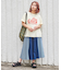 32/-OE天竺 ロゴプリント Tシャツ