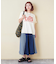 32/-OE天竺 ロゴプリント Tシャツ