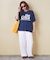 32/-OE天竺 ロゴプリント Tシャツ
