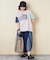 32/-OE天竺 ロゴプリント Tシャツ