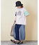 32/-OE天竺 ロゴプリント Tシャツ