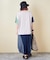 32/-OE天竺 ロゴプリント Tシャツ