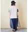 32/-OE天竺 ロゴプリント Tシャツ