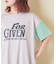 32/-OE天竺 ロゴプリント Tシャツ