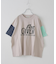 32/-OE天竺 ロゴプリント Tシャツ