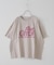 32/-OE天竺 ロゴプリント Tシャツ