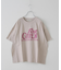 32/-OE天竺 ロゴプリント Tシャツ