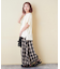32/-OE天竺 グラフィック プリント スクエア Tシャツ
