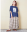 32/-OE天竺 グラフィック プリント スクエア Tシャツ