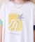 32/-OE天竺 グラフィック プリント スクエア Tシャツ