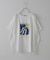 32/-OE天竺 グラフィック プリント スクエア Tシャツ