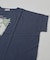 32/-OE天竺 グラフィック プリント スクエア Tシャツ