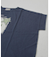 32/-OE天竺 グラフィック プリント スクエア Tシャツ