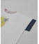 32/-OE天竺 グラフィック プリント スクエア Tシャツ