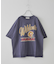 32/-ピーチ起毛 天竺 オゾン加工 ロゴプリント ラグラン Tシャツ