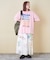 32/-ピーチ起毛 天竺 オゾン加工 ビッグ Tシャツ